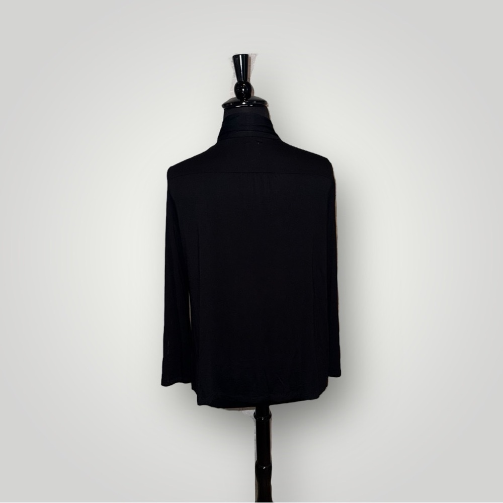 NIC+ZOE Black Open Front Cardigan Women’s XL - Picture 3 of 10